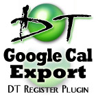 DT Reg Google Cal Export plugin